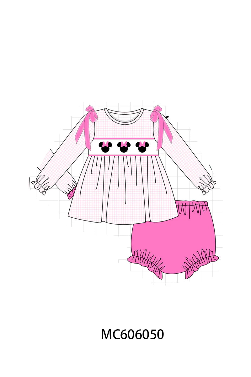 Pink Pant Diaper Set - Ships December