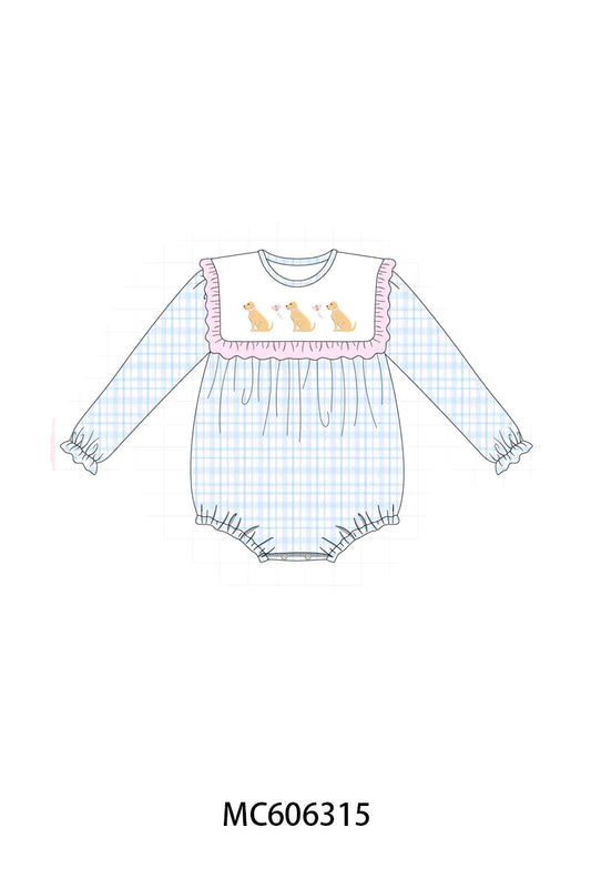 Pink and Blue Puppy Bubble - Ships December