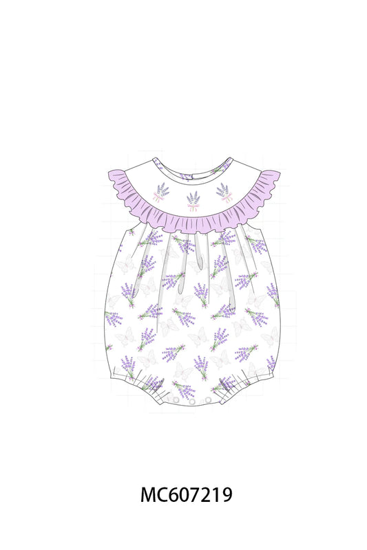 Preorder - Lavendar Floral Butterfly Bubble / Ships late Jan