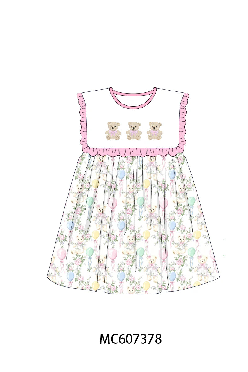 Preorder - Teddy Bear Balloon Dress / Ships late Jan