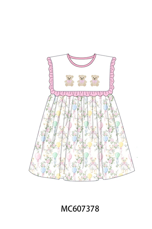 Preorder - Teddy Bear Balloon Dress / Ships late Jan