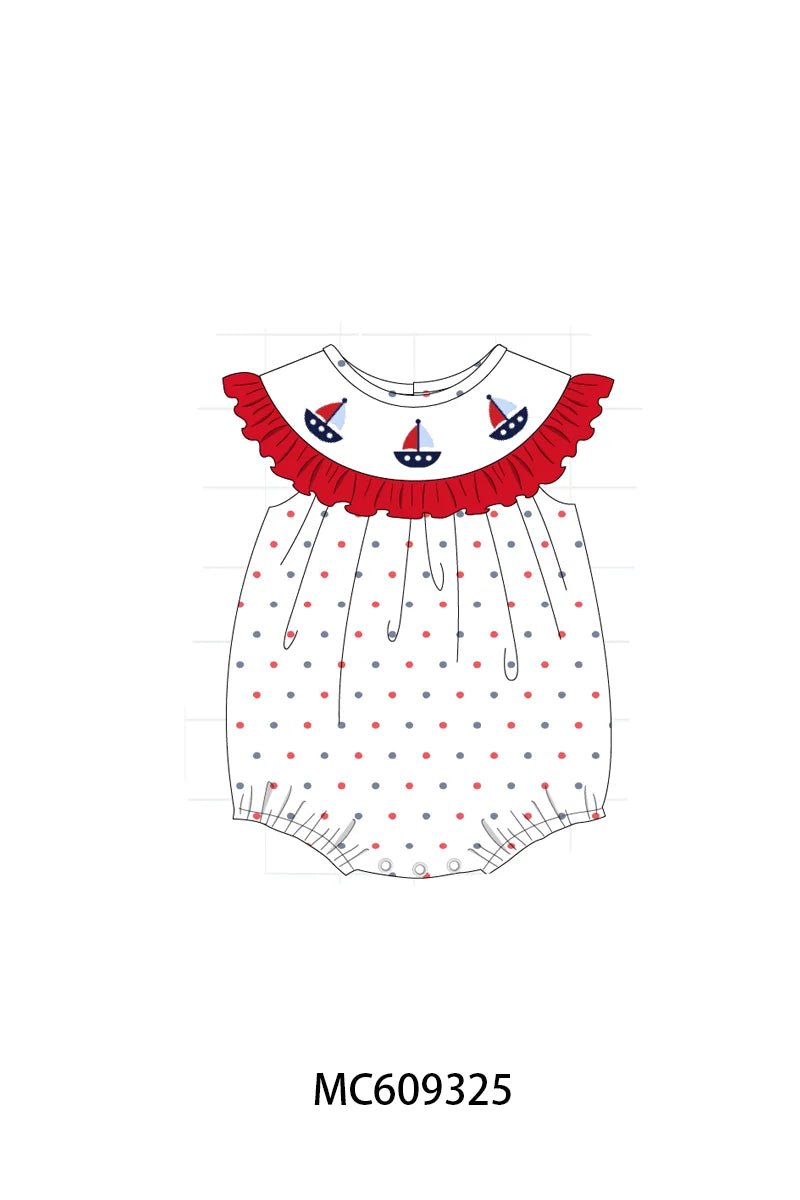 Preorder - Polka Dot Sailboat Bubble / Ships early April