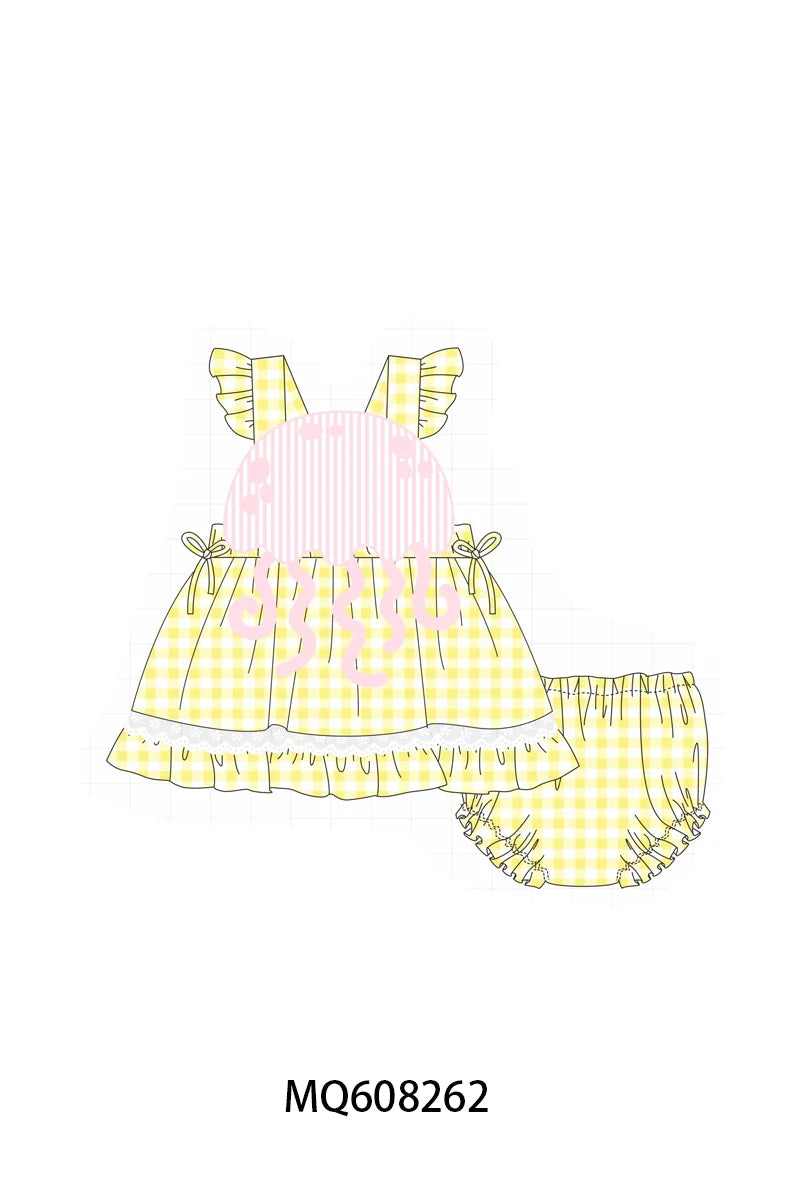 Preorder - Yellow Jellyfish diaper set / Ships early April