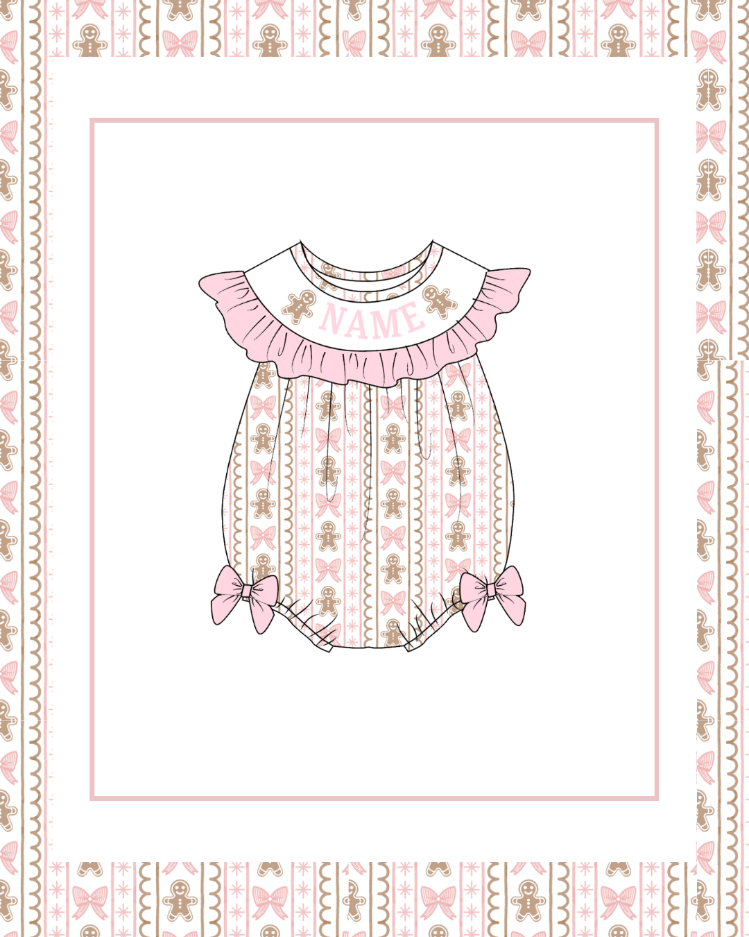 Preorder / Pink Gingerbread bubble - Ships late October