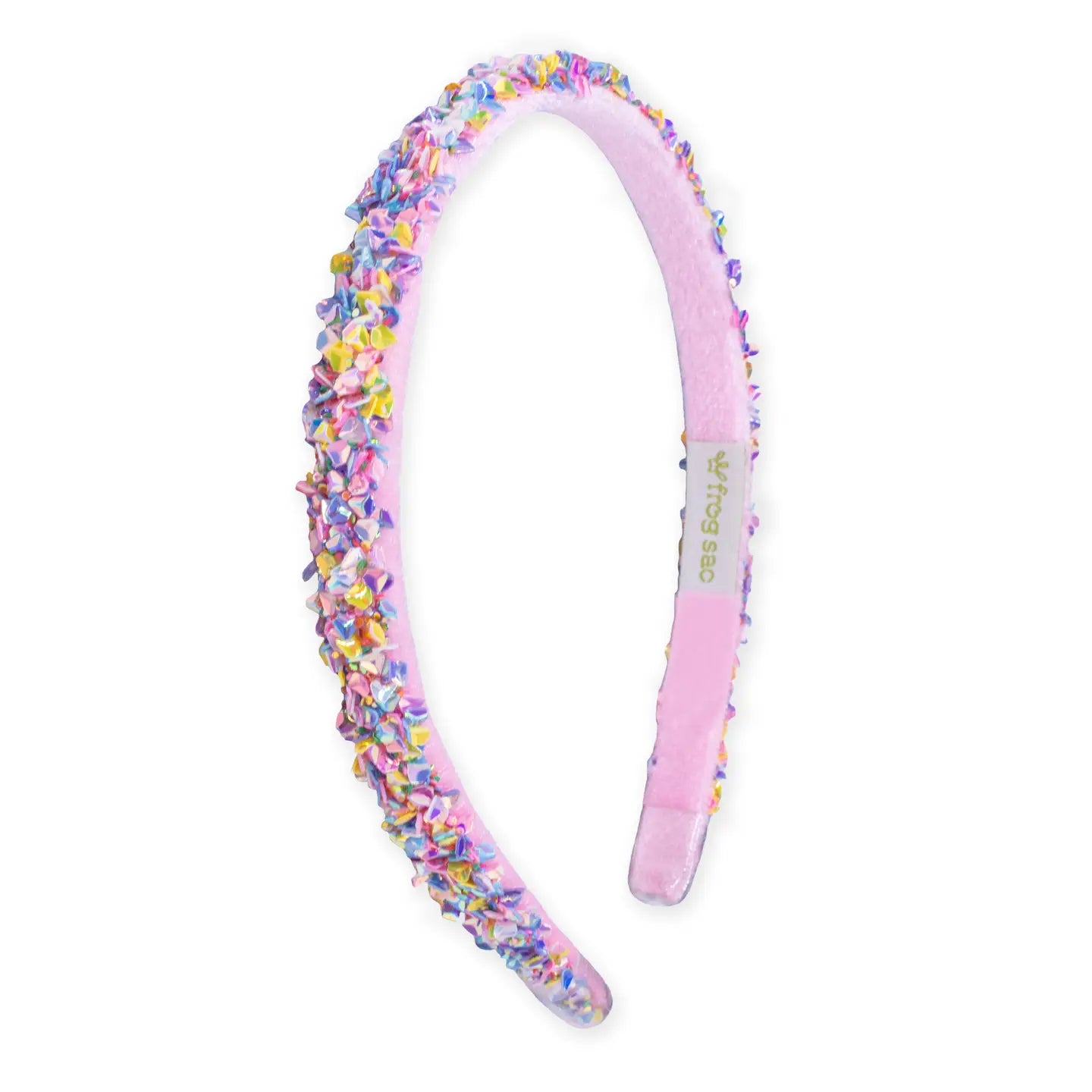 Thin Sequin Headband - Non Slip Hair Accessories For Kids RAINBOW